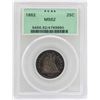 Image 1 : 1862 Seated Liberty Quarter Coin PCGS MS62
