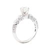 Image 4 : 1.00 ctw Diamond Vintage Motif Ring - Platinum