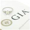 Image 2 : Antique Art Deco Platinum 1.50 ctw GIA Certified European Diamond Engagement Rin