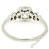 Image 8 : Antique Art Deco Platinum 1.50 ctw GIA Certified European Diamond Engagement Rin