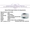 Image 2 : 6.90 ct.Natural Rectangle Cushion Cut Aquamarine