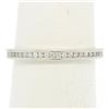 Image 4 : 14K White Gold .51 ctw F VS2 Diamond Petite Milgrain Eternity 2.10mm Band Ring