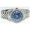 Image 3 : Rolex Mens Stainless Steel Blue String Diamond 36MM Datejust Wristwatch