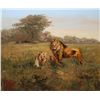 Image 1 : Mark King  "King of the Realm"  nature, African lions