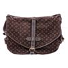 Image 2 : Louis Vuitton Brown Mini Lin Saumur 28 cm Crossbody Bag