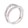 Image 4 : 0.90 ctw Diamond Ring Guard - 14KT White Gold