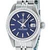 Image 2 : Rolex Ladies Stainless Steel Blue Index 26MM Quickset Datejust Wristwatch