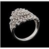 Image 4 : 14KT White Gold 0.48 ctw Diamond Ring