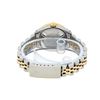 Image 7 : Rolex Ladies 2 Tone 14K Black Index & Pyramid Diamond Datejust Wriswatch