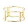 Image 1 : 0.10 ctw Diamond Ring - 14KT Yellow Gold