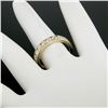 Image 4 : 14k Yellow Gold 1.05 ctw Round Diamond Band Ring