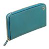 Image 1 : Gucci Blue Leather Zip-Around Wallet