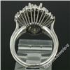 Image 6 : 14kt White Gold 5.40 ctw Pear Ruby and Diamond Ballerina Cocktail Ring