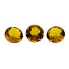 Image 1 : 13.21 ctw.Natural Round Cut Citrine Quartz Parcel of Three