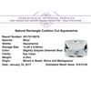 Image 2 : 4.25 ct.Natural Rectangle Cushion Cut Aquamarine