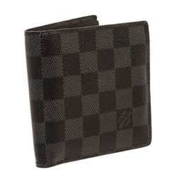 Louis Vuitton Damier Graphite Canvas Leather Marco Bifold Wallet