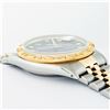 Image 6 : Rolex Mens 2 Tone 14K Blue Vignette String Pyramid Diamond Datejust Wristwatch