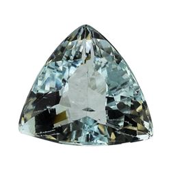 3.66 ct.Natural Trilliant Cut Aquamarine