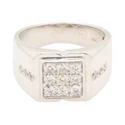 0.6 ctw Diamond Ring - 14KT White Gold