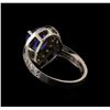 Image 3 : 14KT White Gold 3.04 ctw Tanzanite and Diamond Ring