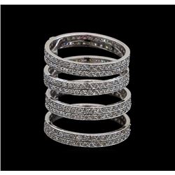 14KT White Gold 1.07 ctw Diamond Ring