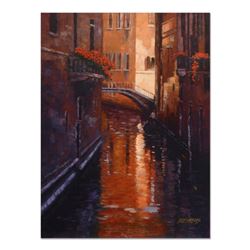 Howard Behrens (1933-2014), "Evening Shadows (Venice)" Hand Embellished Limited Edition on Textured 