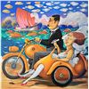 Image 1 : Pino Procopio "VELA D'AMORE" Original Serigraph