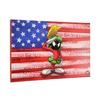 Image 2 : Looney Tunes, "Patriotic Series: Marvin" Numbered Limited Edition on Canvas with COA. This piece com