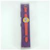 Image 1 : Vintage Peter Max "Face" Watch with Original Packaging and Paperwork.