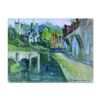 Image 1 : Alex Zwarenstein, "Castle Coombe, Costwolds" Original Oil Painting on Canvas, Hand Signed with Certi