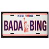 Image 1 : Steve Kaufman (1960-2010), "Bada Bing" Hand Pulled Limited Edition Silkscreen on Canvas, AP Numbered