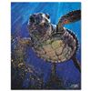 Image 1 : "Kemp's Ridley" Limited Edition Giclee on Canvas by Stephen Fishwick, Numbered and Signed. This piec