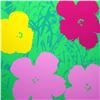 Image 2 : Andy Warhol "Flowers 11.68" Silk Screen Print from Sunday B Morning.