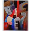 Image 1 : ARBE- Acrylic and Mixed Media on Canvas "Theatrical"