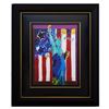 Image 1 : Peter Max- Original Mixed Media "United We Stand II"