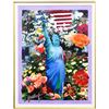 Image 2 : Peter Max- Original Mixed Media "Land of the Free Home of the Brave II"