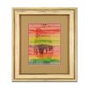 Image 1 : Neal Doty (1941-2016), Framed Original Mixed Media Linocut, Hand Signed with Certificate of Authenti