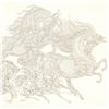 Image 2 : Guillaume Azoulay, "Le Saut" Limited Edition Etching, Numbered 20/25 and Hand Signed with Letter of 