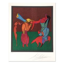 Mihail Chemiakin, Carnival Series: "Untitled 2" Limited Edition Lithograph, Numbered Hand Signed wit