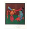 Image 1 : Mihail Chemiakin, Carnival Series: "Untitled 2" Limited Edition Lithograph, Numbered Hand Signed wit