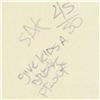 Image 3 : Steve Kaufman (1960-2010), "I Love Brooklyn" Limited Edition Hand Pulled Silkscreen on Canvas, Numbe