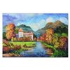 Image 1 : Alexander Antanenka, "Perfect Autumn Day" Original Oil Painting (60" x 40") on Canvas, Hand Signed w