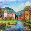 Image 2 : Alexander Antanenka, "Perfect Autumn Day" Original Oil Painting (60" x 40") on Canvas, Hand Signed w