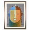 Image 1 : Gaylord Soli, "The Profile" Framed Original Mixed Media Acrylic Painting, Hand Signed with Certifica