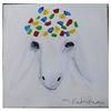 Image 1 : Menashe Kadishman- Original Oil on Canvas "Untitled"