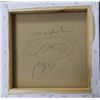 Image 2 : Menashe Kadishman- Original Oil on Canvas "Untitled"