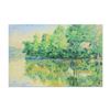 Image 1 : Charles Knecht, "Mid Day Reflections" Original Oil Painting on Canvas, Hand Signed with Letter of Au