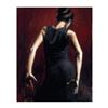 Image 1 : Fabian Perez, "El Baile Del Flamenco Rojo II" Hand Textured Limited Edition Giclee on Board. Hand Si