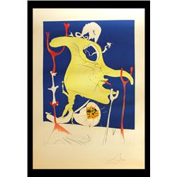 Salvador Dali- Original Engravings with Lithographic Color "Le dernier venu de la derniere planete "