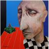 Image 1 : BERBERYAN - Acrylic and Mixed Media on Canvas "Empty Room "